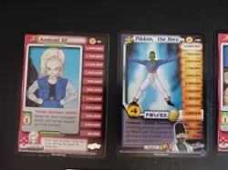 Dragon Ball Z CCG Score Personality Cards Lot Of 7 Various Sagas LP Some Foil - Image 2