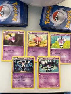 Gothita/ Gothorita Base Common Pokemon TGC Cards X5 Bundle - Image 1