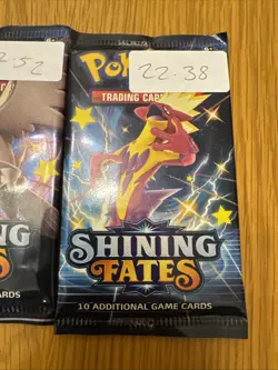 Shining Fates Booster Pack X3 Pokemon Cards TCG New Pack Weights In Pictures - Image 4