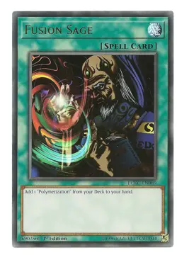 Fusion Sage LCKC-EN089 Ultra Rare Yu-Gi-Oh Card 1st Edition New - Image 1