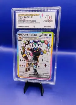 Umbreon EX 176 Black Star Promo PFC Prismatic Evolution Pokemon Card TCG ACE 10 - Image 2