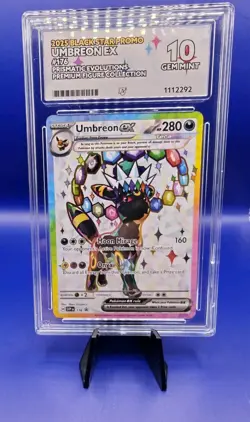 Umbreon EX 176 Black Star Promo PFC Prismatic Evolution Pokemon Card TCG ACE 10 - Image 4