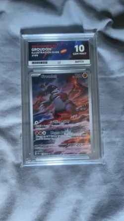Pokemon TCG Groudon Paradox Rift 199/182 Ace 10 - Image 1