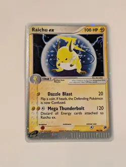 Pokemon TCG Raichu EX Sandstorm Card 98/100 Rare Holo NM! - Image 1
