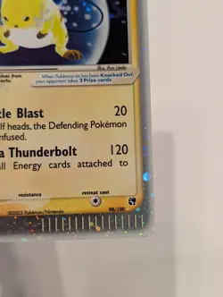 Pokemon TCG Raichu EX Sandstorm Card 98/100 Rare Holo NM! - Image 3