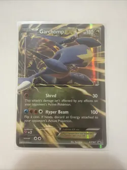 Pokemon Garchomp EX TCG Black Star Promo Holo Card XY167 - Image 1