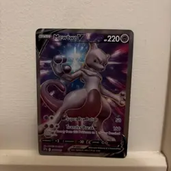 Mewtwo V SWSH229 Black Star Promo Holo Pokemon Card Pokemon GO - Image 1