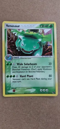 Pokemon TCG Venusaur Holo Rare Card 6/17 Pop Series 2 Promo LP - Image 2