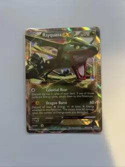 Pokemon TCG Rayquaza EX 85/124 Holo Rare Dragons Exalted Card - Image 1