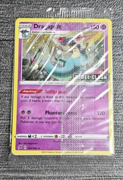 Pokemon TCG Dragapult Promo Card Special Edition 2020 Collectible Factory Sealed - Image 1