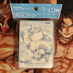 Pokemon Center Japan Alolan Vulpix Card Sleeves 64 COUNT ~ US SELLER - Image 1