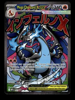 MEGA CHARIZARD X EX 023 HOLO P ME: MEGA EVOLUTION PROMO POKEMON NM - Image 1