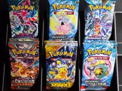 36 Pokemon Card Booster Packs Lot 2 (Booster Box Equivalent) Various Sets & Art - Image 1