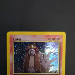 Entei 6/64 Holo Rare Neo Revelation Pokemon Card WOTC LP - Image 2