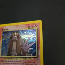 Entei 6/64 Holo Rare Neo Revelation Pokemon Card WOTC LP - Image 4