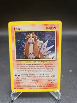 Pokemon Entei Neo Revelation TCG Holo Card 6/64 Nm-m Rare - Image 1