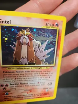 Pokemon Entei Neo Revelation TCG Holo Card 6/64 Nm-m Rare - Image 4