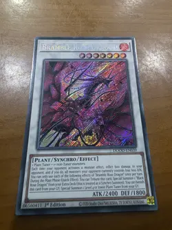 Yu-Gi-Oh! Bramble Rose Dragon DOOD-EN039 Secret Rare 1st Edition Near Mint/Mint - Image 1
