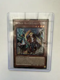Yu-Gi-Oh Surge Blitzclique CORI-EN011 Secret Rare Foil 1st edition - Image 3