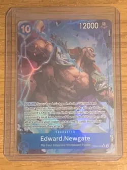 Edward Newgate OP08-043 Super Rare Alt Art Two Legends One Piece Card Game - Image 3