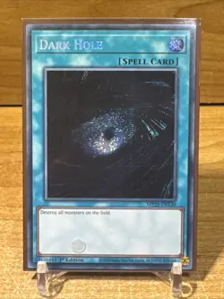Yu-Gi-Oh Dark Hole MP25-EN130 Prismatic Secret Rare 1st Edition - Image 1