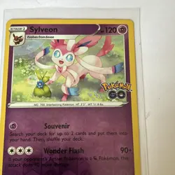Pokemon TCG Sylveon Holo Rare Card Pokemon Go 035/078 NM Condition - Image 4