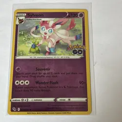 Pokemon TCG Sylveon Holo Rare Card Pokemon Go 035/078 NM Condition - Image 5