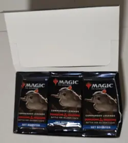 MTG Commander Legends D&D Battle for Baldur's Gate Set Booster Opened Box Magic - Image 3