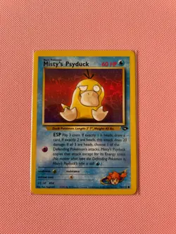 Pokemon TCG Misty's Psyduck Gym Challenge Common 90/132 Near Mint Card - Image 1