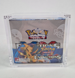Pokemon Evolutions XY Booster Box Sealed Vintage with Acrylic Case TCG Game Card - Image 1
