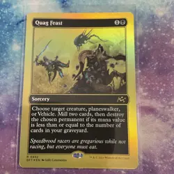 Quag Feast (FOIL) x1 - MTG Aetherdrift DFT #452 - Image 1