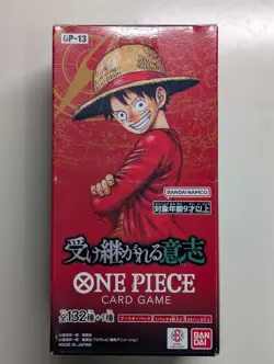 One Piece Card Game OP13 Inherited Will Booster Box Japanese Sealed Free Ship US - Image 1