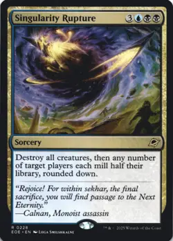 MTG Singularity Rupture Normal NM Edge of Eternities Magic 228 - Image 1