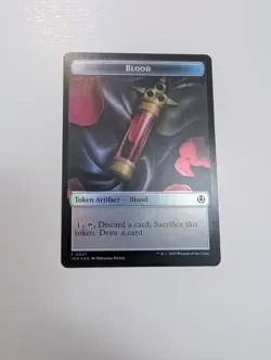 MTG - Blood 0021/Clue 0022 Token (Foil) - Innistrad Remastered NM/M Condition - Image 1