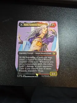 Kuja Genome Sorcerer Borderless Final Fantasy Magic the Gathering - Image 1