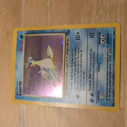 Pokemon TCG Lapras 10/62 Fossil Holo Rare 1999 WOTC English 80HP Unlimited - Image 1