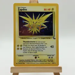 Zapdos 15/62 Holo Rare Fossil Pokemon Unlimited Holo - Image 1