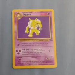 Wizards Pokemon TCG Fossil Hypno 23/62 Rare 1999 English Unlimited MP/HP - Image 1