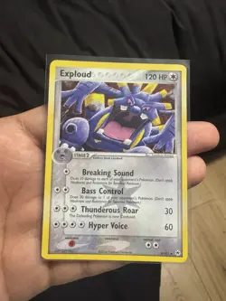 Pokemon EX Hidden Legends Exploud Reverse Holo Rare 6/101 NEAR MINT - Image 1