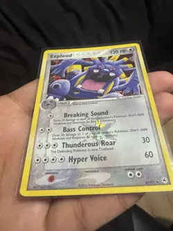 Pokemon EX Hidden Legends Exploud Reverse Holo Rare 6/101 NEAR MINT - Image 3