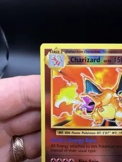 2016 Pokemon Charizard 11/108 XY Evolutions Reverse Holo Rare TCG Card - Image 5
