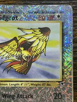 Pidgeot 33/110 Legendary Collection Reverse Holo Rare vintage Pokemon TCG PSA 1 - Image 3
