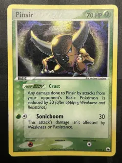 Pokemon TCG Pinsir Holo Rare Hidden Legends 13/101 - SWIRL - Image 2