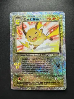 Pokemon TCG Dark Raichu Legendary Collection 7/110 Reverse Holo Holo Rare - Image 1