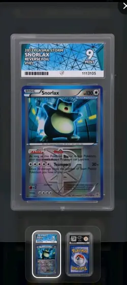 Pokemon TCG Snorlax 101/135 Plasma Storm Reverse Holo Rare Pokemon Card Ace 9 - Image 5