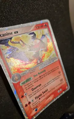 Pokemon Arcanine ex 83/92 EX Legend Maker Ultra Rare Holo English TCG Card DMG - Image 3