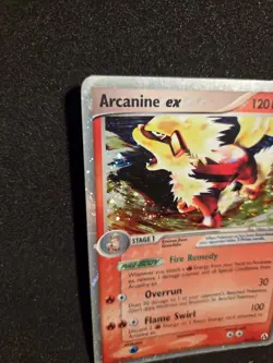 Pokemon Arcanine ex 83/92 EX Legend Maker Ultra Rare Holo English TCG Card DMG - Image 5
