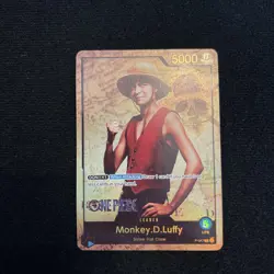 Monkey D Luffy P-047 Promo Leader Live Action NM One Piece TCG English - Image 1