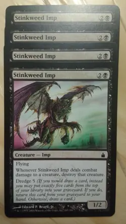 Magic MTG 4x Stinkweed Imp NM, English Ravnica: City of Guilds - Image 1