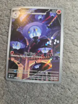 Pokemon TCG Lampent 102/086 Illustration Rare SV10.5: White Flare English M/NM - Image 1